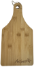 Bamboo cutting board with "Antipasto" engraved 5.5"x0.4"x11"