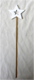 CDL881STR - White wood star pick 12"H