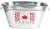CG121VC -  Galvanized oval party tub with handles and Canada