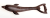 CIR1015DLP - Cast iron Dolphin bottle opener
