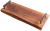 Acacia wood live edge serving board with iron handles 20"x8"x2.8"H