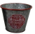 Small Round "Celebrate the season" metal container