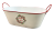 Oval metal container "Deck the Halls" 14"x8"x5"H