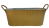 Oval metal container in rustic gold 19"x7"x7"H