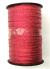 Metallic glitter Ribbon 6 mm wide (1/4") - 50 Yards - RED