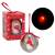 3" Snowman flashing nose ornament