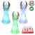 062615967895 - LED Light up colour changing angels 4"D - 3 S