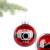 Red ornament with Santa's Cam 4"D
Santa's Watching...
