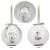3" LED Best Mom Ornament