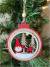 Wood Gnome & Trees Ornament  3.6"x4"