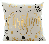 PAC110GD - Merry Christmas cushion - GOLD 18"x18"