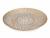 <p>Gold &amp; white plate 12"D</p> 