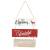 062615804879 - Wood Hanging Christmas plaque 10"x18"H