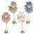 7.5" Fabric hanging angel ornament - 4 colours