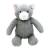 12" Plush Grey Bear