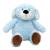 8" Ridged plush Dog - Blue