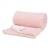 Pink faux fur throw with gold dots approx 50"x62"