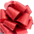 5" Foil-look Pull Bows - 50 bows/case - RED