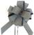 PB5GBK - 5" Glitter Pull Bows - 50 bows/case - BLACK GLITTER