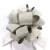PB5GSL - 5" Glitter Pull Bows - 50 bows/case - SILVER GLITTE