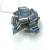 PB5HSL - 5" Holographic Pull Bows - 50 bows/case - Silver