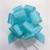 5" Pull Bows - 50 bows/case - Blue with white polka dots