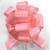 5" Pull Bows - 50 bows/case - Pink with white polka dots