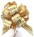 PB5SGD -  5" Pull Bows - 50 bows/case - Striped Gold
