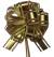 5.5" Mixed Fabrics  Pull Bows - GOLD 50/cs
14 loops, 1.2" wide ribbon, 5.5" Diameter
