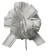 5.5" Mixed Fabrics  Pull Bows - WHITE 50/cs