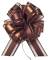 7.5" Mixed Fabrics  Pull Bows - COPPER 50/cs
14 loops, 2" wide ribbon, 7.5" Diameter