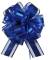 7.5" Mixed Fabrics  Pull Bows - ROYAL BLUE 50/cs
