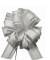 7.5" Mixed Fabrics  Pull Bows - WHITE 50/cs
