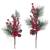 13" Pine/berry pick with fruit & greens - 2 styles