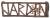 Twig JARDIN Sign 26"x9"H (min 2)