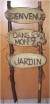 Garden stake  - Bienvenue Dans Mon Jardin  10"X30"H
