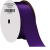 STN50PRP- 1.5" Wide Satin ribbon, 50 yards - PURPLE