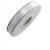 1/2" Wide Satin ribbon, single faced 50 yards - WHITE