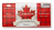 Canada True milk chocolate bar - FLAG design 100 gr., 26/cs