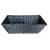 Black rectangular bamboo basket - Small 9.2”x6”x5.2”H