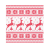 Cocktail Napkins - Reindeer 5"x5"