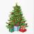 Lunch Napkins - Tree with presents 6.5"x6.5"
pack of 20 napkins