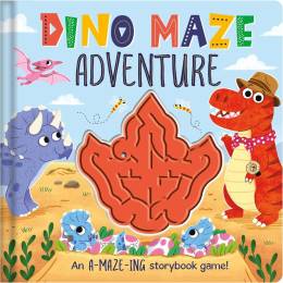 Padded Baby Book - Dino Maze Adventure