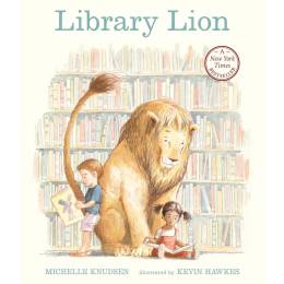 Hard Cover Book - Library Lion