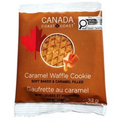 Canada Coast to Coast Caramel Waffle Cookie 33 gr., 40/cs