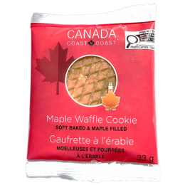 Canada Coast to Coast Maple Waffle Cookie 33 gr., 40/cs