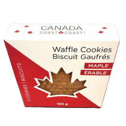 Canada Coast to Coast Maple Waffles 3 pack 100 gr., 24/cs
Individually Wrapped