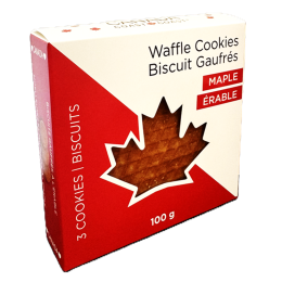 Canada Coast to Coast Maple Waffles 3 pack 100 gr., 24/cs
Individually Wrapped