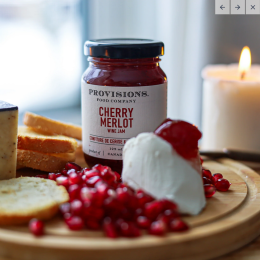 Provisions Cherry Merlot Wine Jam 125 ml., 12/cs