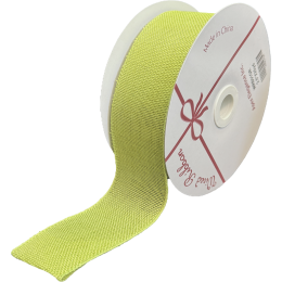 <p>Wired burlap ribbon Lime Green 25 yard/roll - 2.5